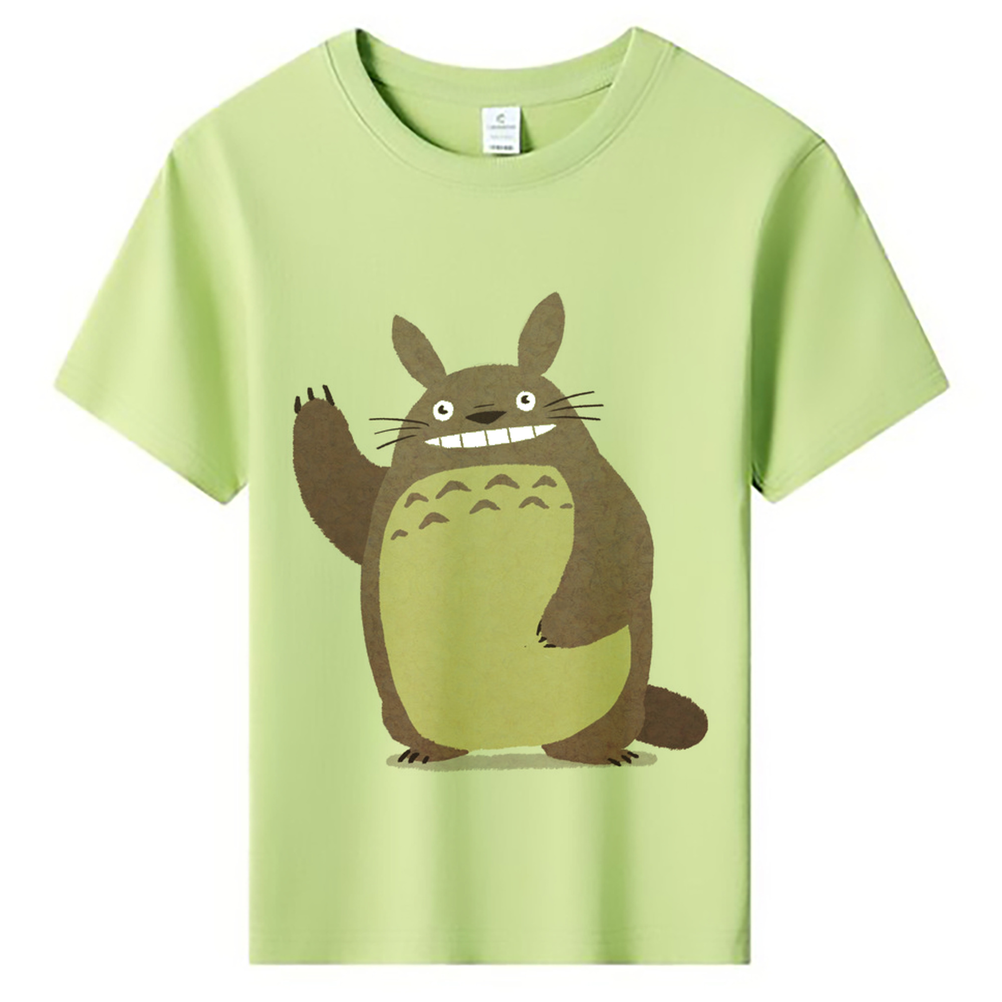 （画像用） となりのトトロ 草壁メイ 草壁サツキ My Neighbor Totoro Satsuki Kusakabe Mei Kusakabe 綿100％キッズTシャツ（フロントプリント）